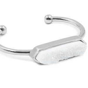 Kinsley Armelle SILVER QUARTZ BRACELET